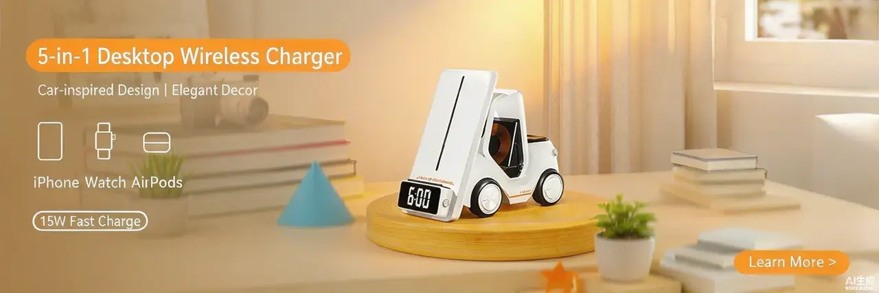 5-in-1 Desktop Wireless Charger