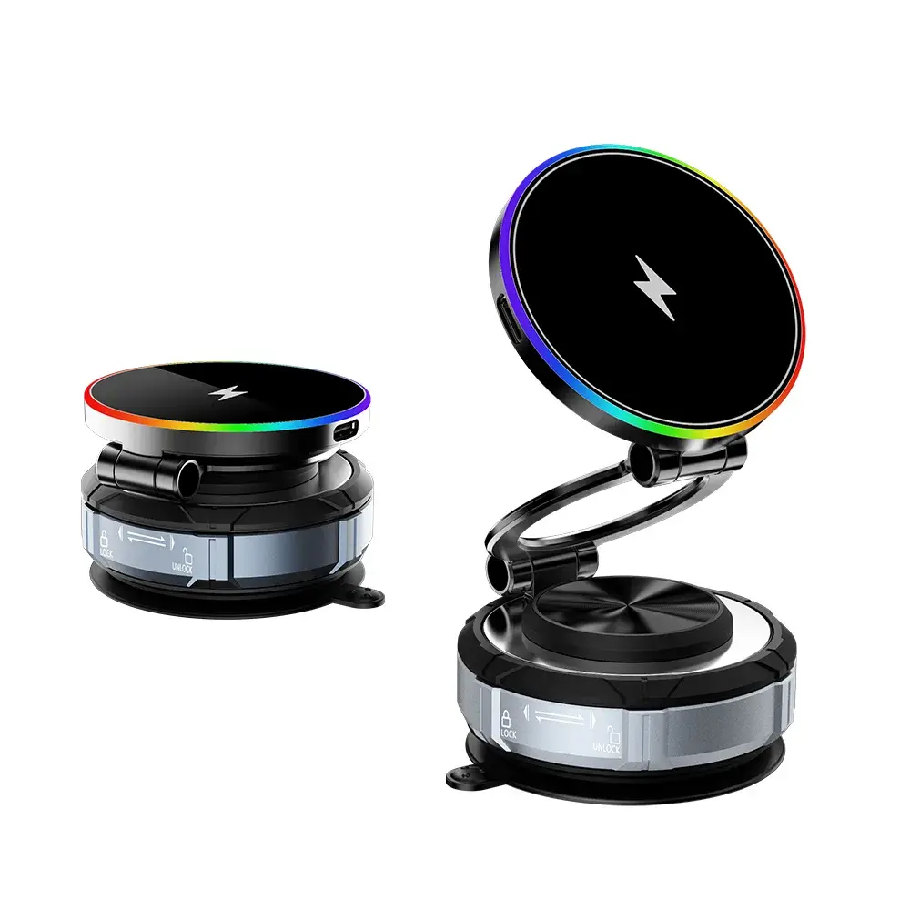 M20 Vacuum Suction Wireless Charging Car Mount