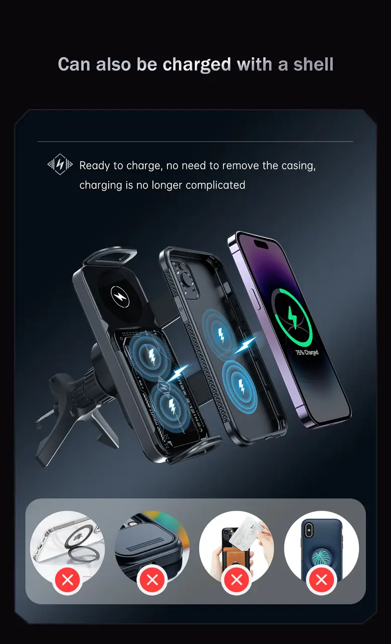 Case-friendly wireless charging