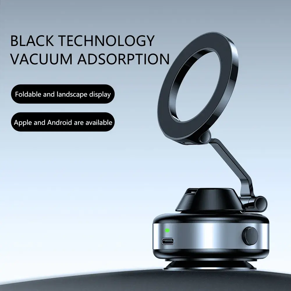 X98 Alloy Suction Cup Magnetic Phone Stand